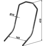Palec zagarniający 10mm