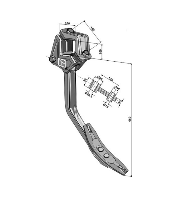 Ząb głębosza - komplet