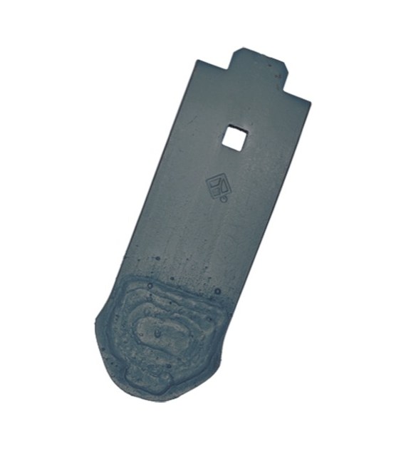 Dziób redlicy - spód napawany stopem twardym