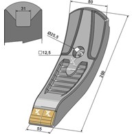 Dziób lemiesza  - Węglik