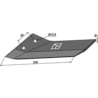 Lemiesz skrzydełkowy - lewy