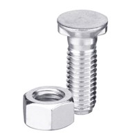 Śruba płużna dwunoskowa M12x1,75x35 z nakrętką