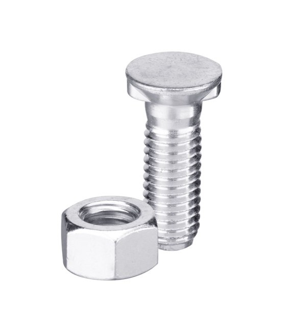 Śruba płużna m12x35 noskowa