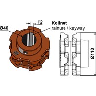 Koło łańcuchowe  110