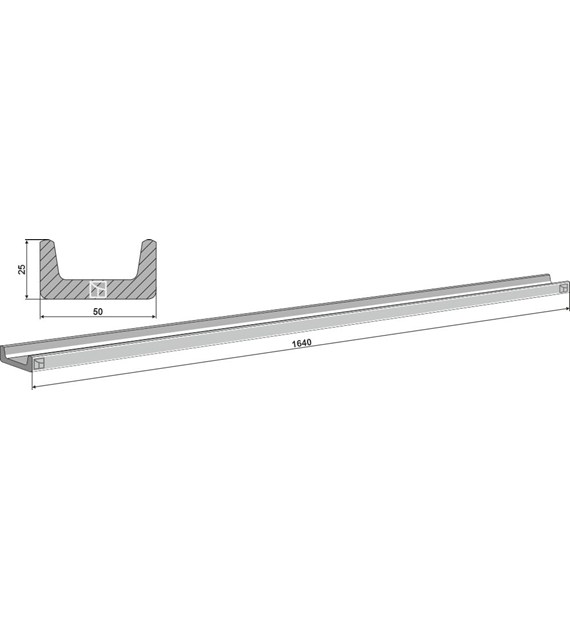 Listwa przenośnika podłogowego