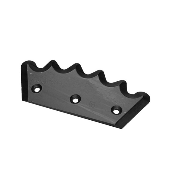 Nóż do paszowozu - napawana stopem twardym, prawy