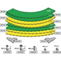 Nóż ząbkowany - zestaw