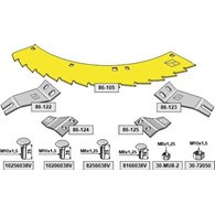 Nóż ząbkowany - zestaw