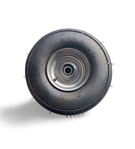 Koło kompletne 16x650x8 srebrne