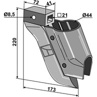 Redlica nawozowa kpl.