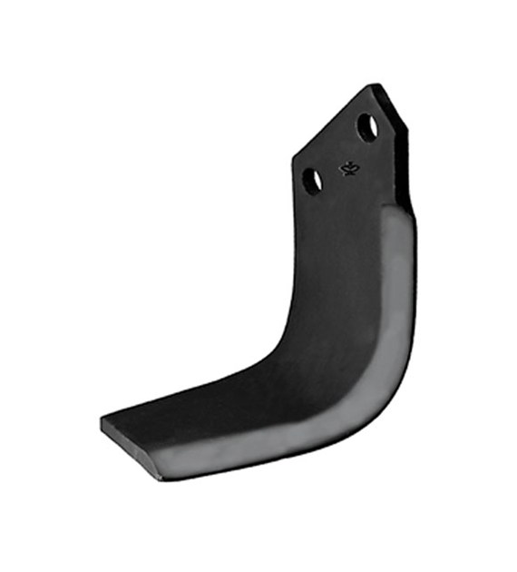 Nóż glebogryzarki 182x80mm, lewy