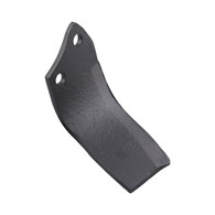 Nóż glebogryzarki 210x90mm, lewy - napawany stopem