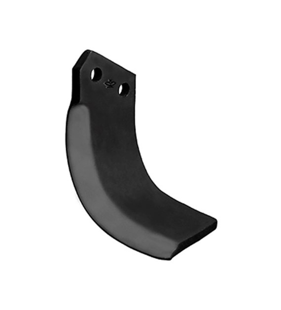 Nóż glebogryzarki 195x80mm, prawy