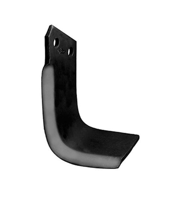 Nóż glebogryzarki 205x80mm, prawy