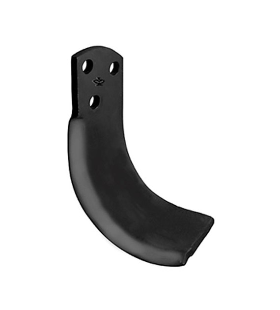 Nóż glebogryzarki 223x75mm, prawy