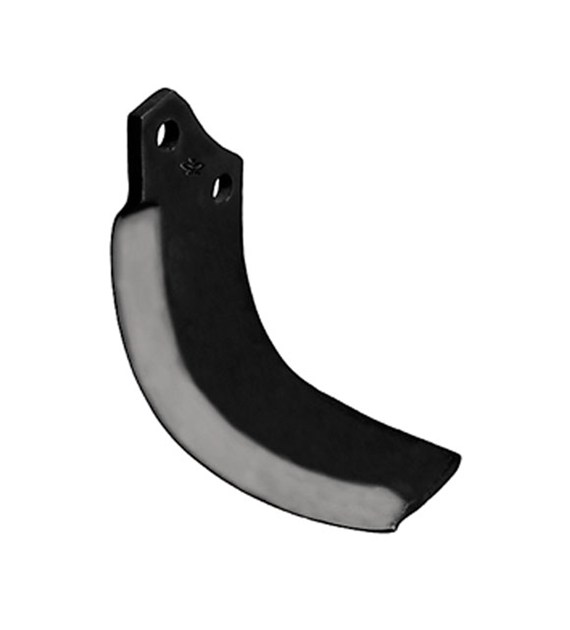 Nóż glebogryzarki 209x80mm, prawy