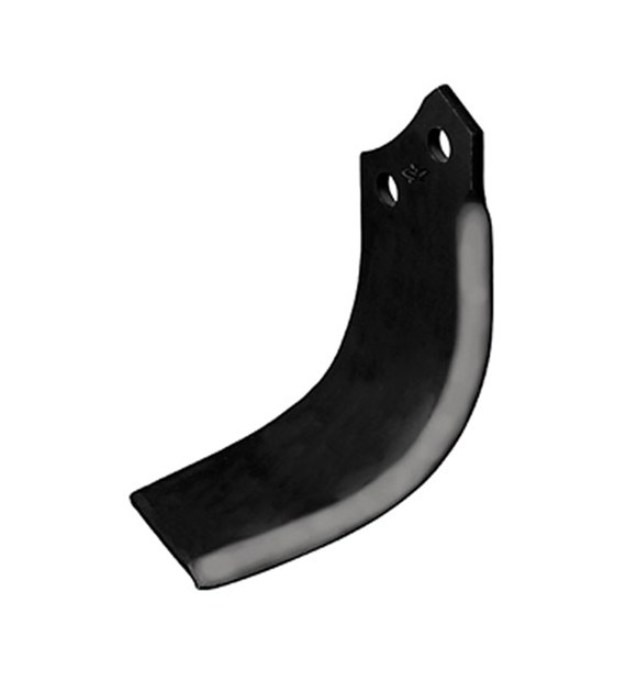 Nóż glebogryzarki 196x80mm, lewy