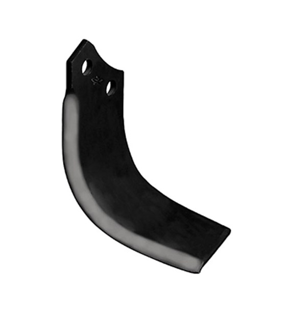 Nóż glebogryzarki 196x80mm, prawy