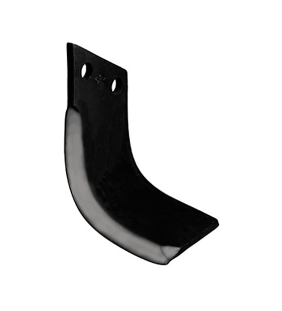 Nóż glebogryzarki 190x80mm, prawy