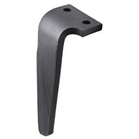 Ząb brony aktywnej (DURAFACE) 300mm, prawy