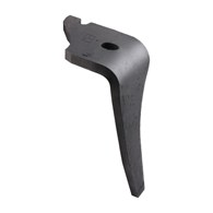 Ząb brony aktywnej 325mm, lewy