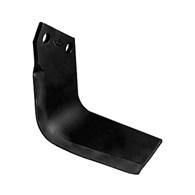 Nóż glebogryzarki 168x80mm, prawy